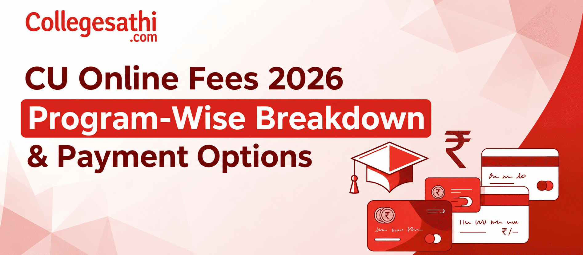 CU Online Fees 2026 — Program-Wise Breakdown & Payment Options