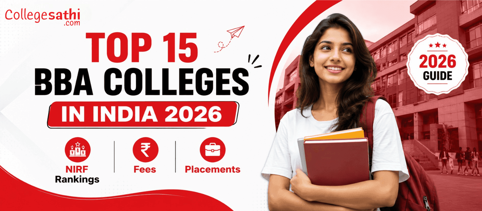 Top 15 BBA Colleges in India 2026: NIRF Rankings, Fees & Placements