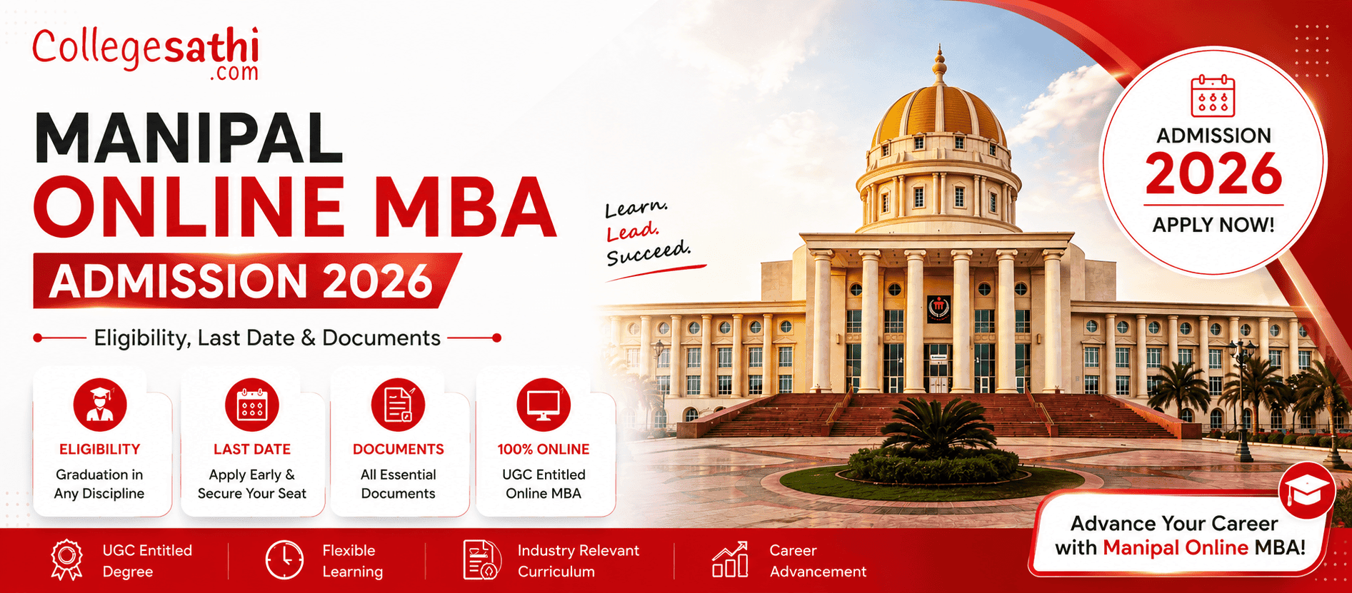 Manipal Online MBA Admission 2026: Eligibility, Last Date & Documents