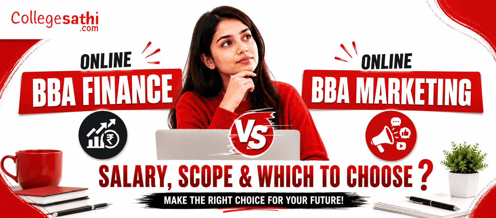 Online BBA Finance vs BBA Marketing: Salary, Scope & Which to Choose (2026 Guide)