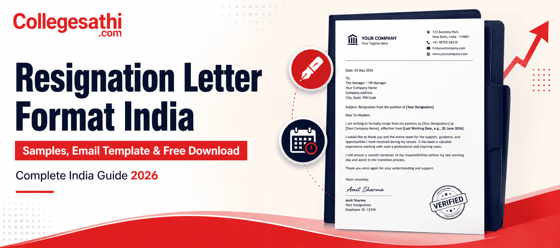 Resignation Letter Format India 2026: Samples, Email Template & Free Download