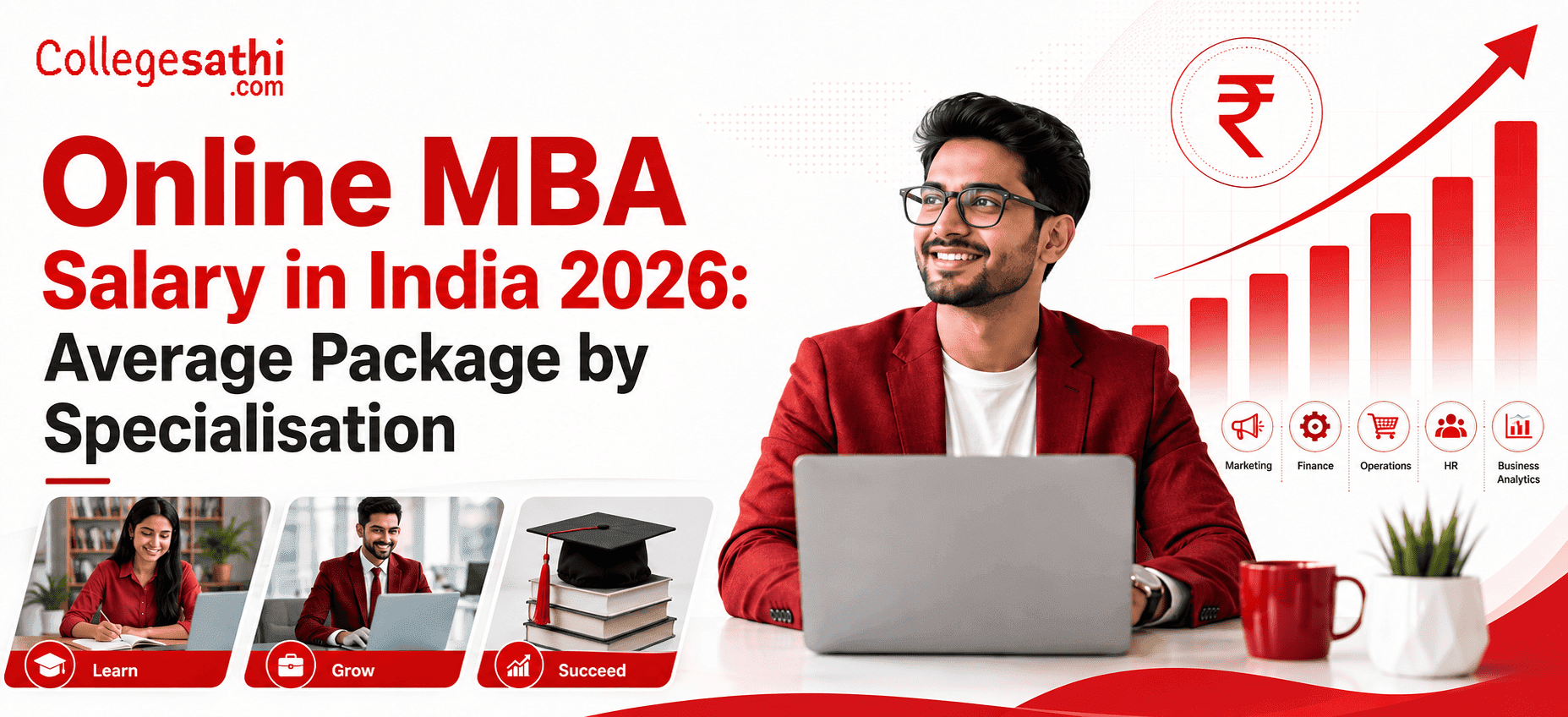 Online MBA Salary in India 2026: Average Package by Specialisation