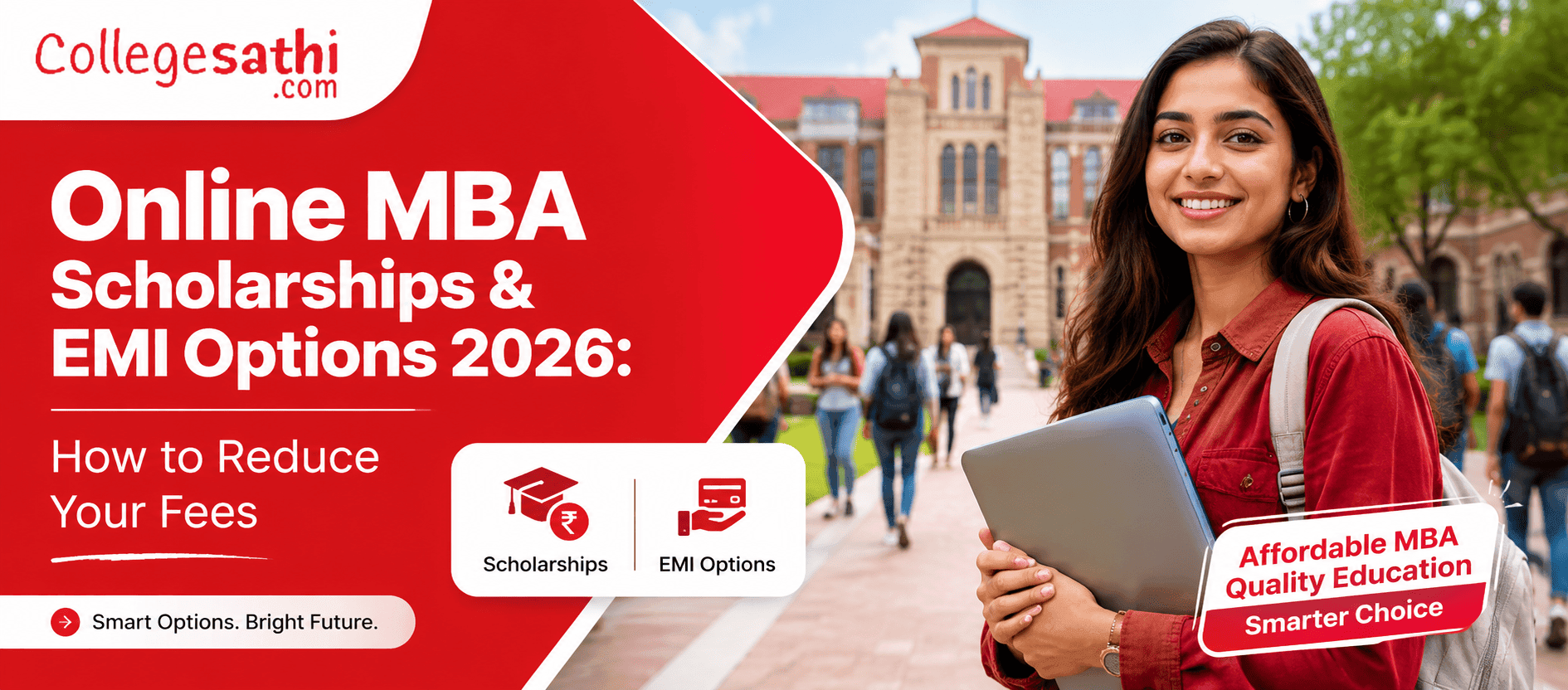 Online MBA Scholarships & EMI Options 2026: How to Reduce Your Fees