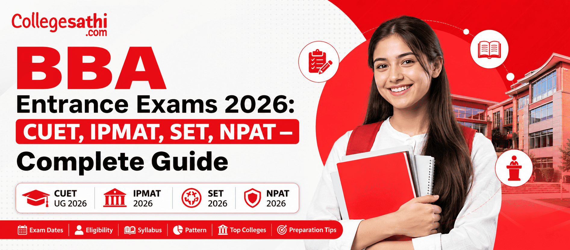 BBA Entrance Exams 2026: CUET, IPMAT, SET, NPAT — Complete Guide