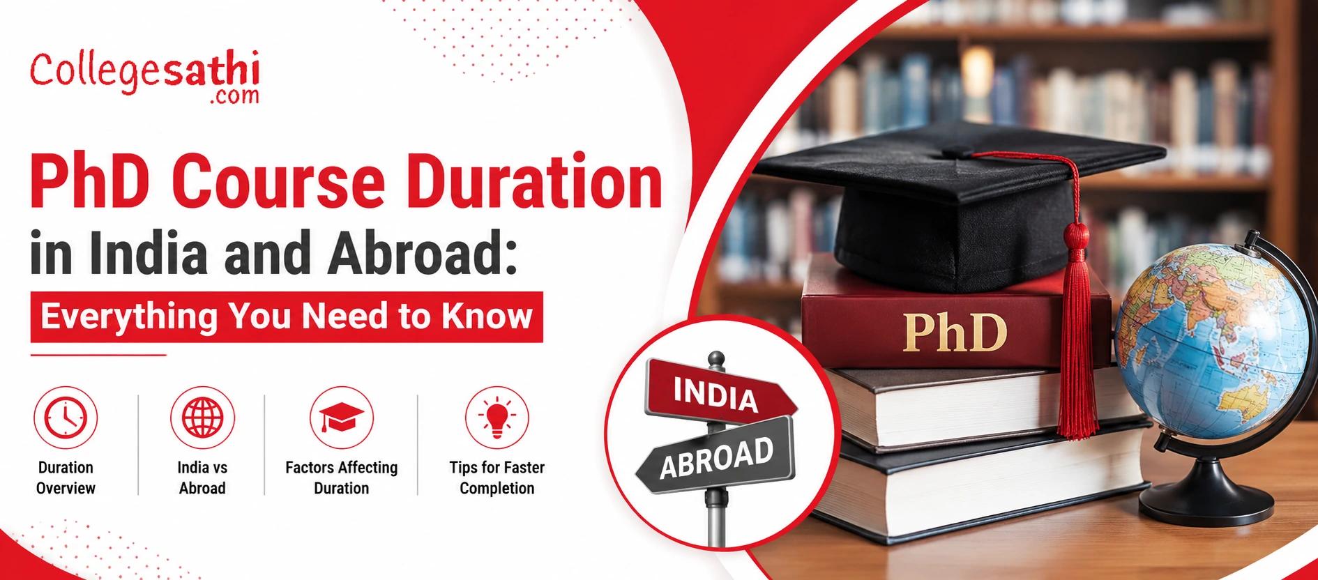 PhD Course Duration in India and Abroad: Everything You Need to Know